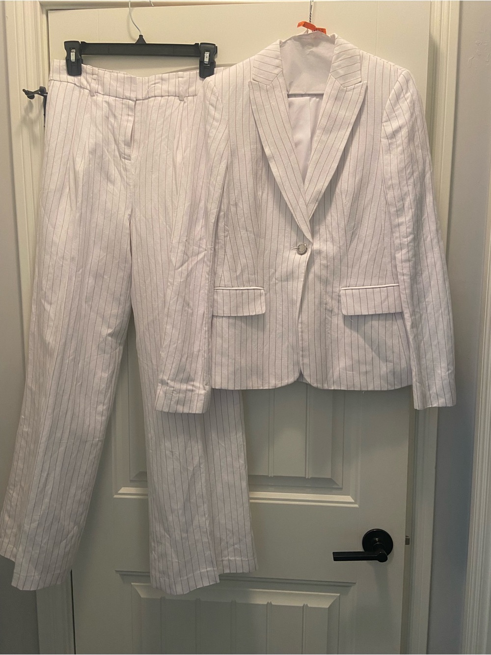 Calvin Klein linen pant suit